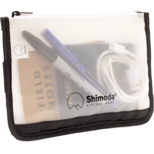 Shimoda Travel Pouch | Hält Körperpflegeprodukte | Größe 22 × 14 × 1 cm | Armeegrün
