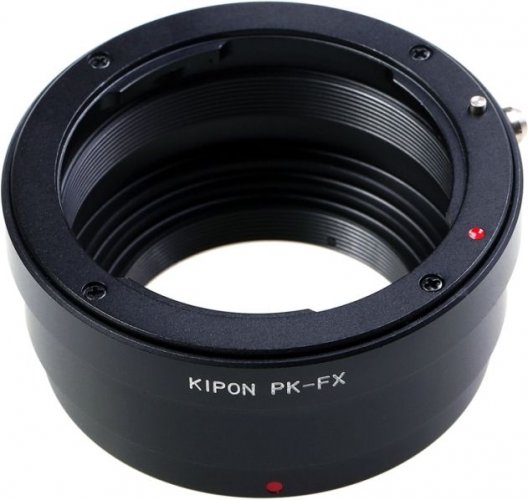 Kipon adaptér z Pentax K objektívu na Fuji X telo