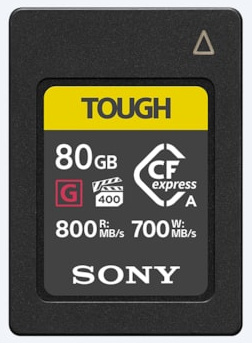 Sony 80GB CFexpress Type A-Speicherkarte der Serie CEA-G