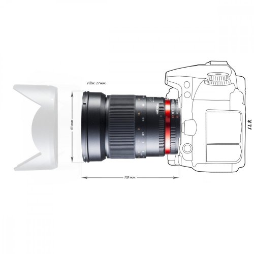 Walimex pro 35mm f/1,4 DSLR Objektiv für Nikon F (AE)
