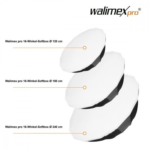 Walimex pro 16 Angle Softbox Diameter 180cm for Multiblitz P