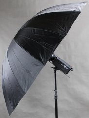 Studiový deštník 180cm stříbrný odrazný