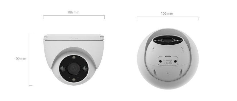 Venkovní IP kamera Ezviz H4, 3MP, 2,8 mm, LAN, WiFi