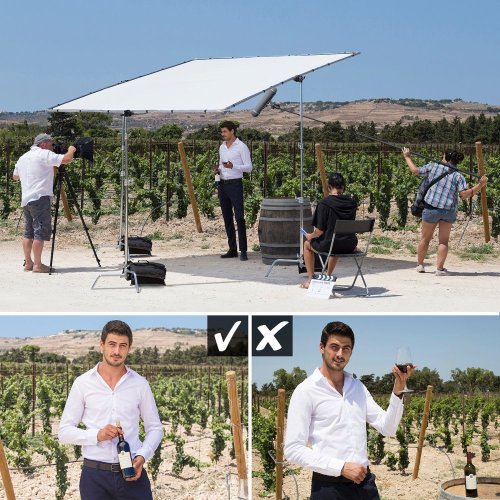 Lastolite Skylite Rapid látkový difuzér extra velký 300x300 cm, -0,75 EV Lastolite Skylite Rapid látkový difuzér extra velký 300x300 cm, -0,75 EV