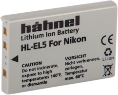 Hähnel HL-EL5, Nikon EN-EL5, 1100mAh, 3.7V, 4.6Wh