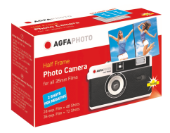 AgfaPhoto Half Frame Photo Camera 35mm black