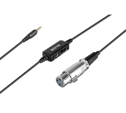 BOYA BY-BCA6 XLR zu 3,5 mm TRRS-Anschluss, 6m