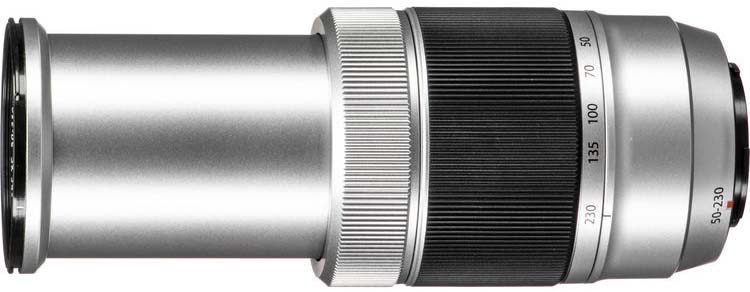 Fujifilm Fujinon XC 50-230mm f/4,5-6,7 OIS II strieborný