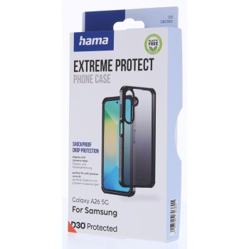 Hama Extreme Protect, kryt pro Samsung Galaxy A26 5G, D3O®, černý