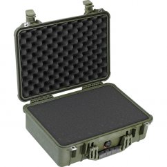 Peli™ Case 1500 Koffer mit Schaumstoff (Grün)
