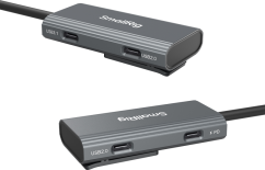 SmallRig 4598 Rozbočovač USB-C 4 v 1 PD/USB-C 3.1/USB-C 2.0 se zvukovým adaptérem