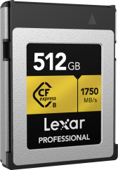 Lexar CFexpress Pro Gold R1750/W1500 512GB