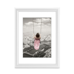 Plastový rámeček Hama SWING, bílý, 10x15 cm