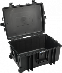 B&W Outdoor Case 6800, prázdny kufor čierny