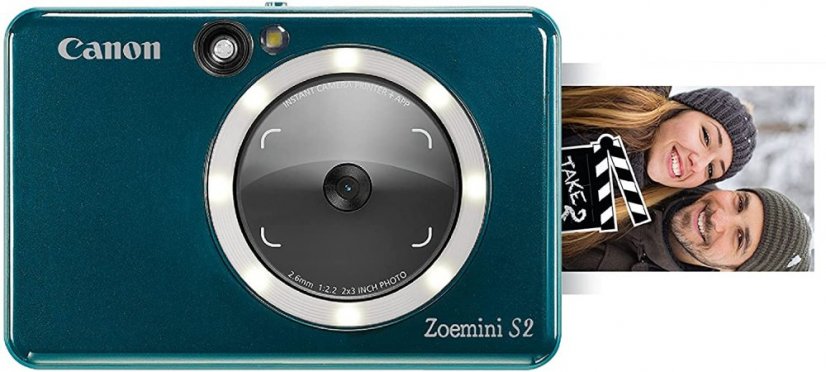 Canon Zoemini S2 Sofortbildkamera & Mini-Drucker Aquamarin