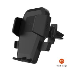 Držiak FIXED Iconiq Vent s úchytom na ventilačnú mriežku, čierny