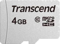 Transcend Silver 300S microSD UHS-I U3 (V30) R95/W45 4GB