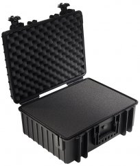 B&W Outdoor Case 6000, kufr s pěnou černý