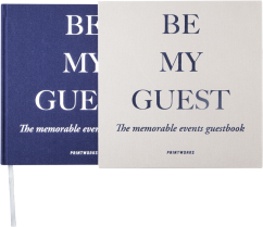 Printworks Guestbook Grey/Navy