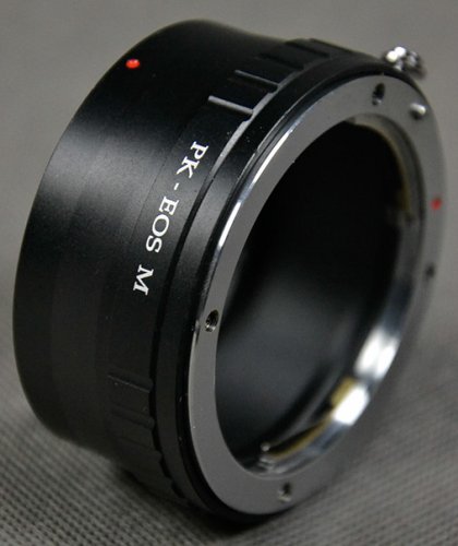 Adaptér bajonetu Pentax K na Canon EOS-M