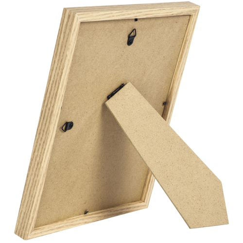 Dřevěný portrétní rám Hama KEMI, 10x15 cm, přírodní/bílý