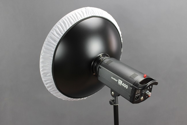 bílý Beauty dish 55cm s voštinou a difuzérem BD2W (BD2W