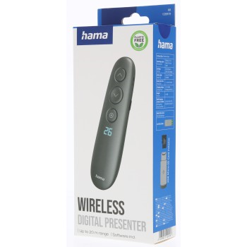 Bezdrátový virtuální prezentér Hama Spot-Pointer V2, software, karta microSD Bezdrátový virtuální prezentér Hama Spot-Pointer V2, software, karta microSD