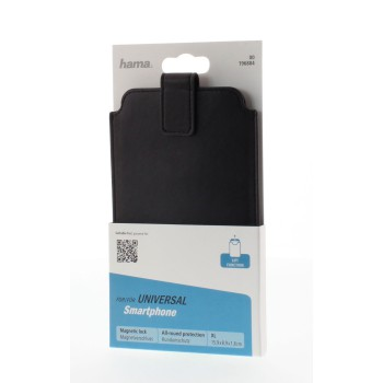Hama Easy Slide, pouzdro na mobilní telefon, velikost XL, černé