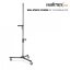 Walimex pro Folding Wheeled Base Stand 223cm with 2 Clamp Holder