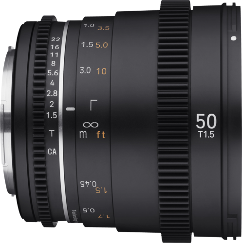 Samyang 50mm T1,5 VDSLR MK2 Canon EF