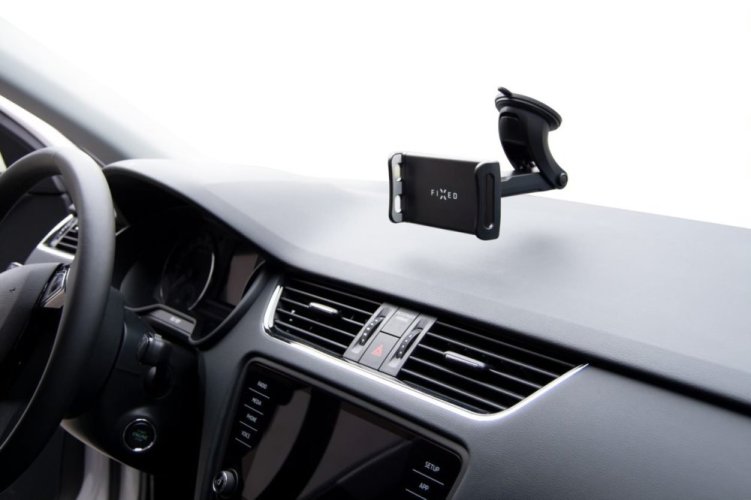 Držák FIXED Tab XL s dlouhou přísavkou na sklo nebo palubní desku pro 7 - 13" tablety