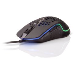 Myš Yenkee YMS 3030BK Shotgun, optická, drôtová, herná, 6400DPI, čierna