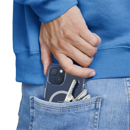 Hama Extreme Protect, kryt pro Apple iPhone 13, magnetický, D3O®, nežloutnoucí, průhledný