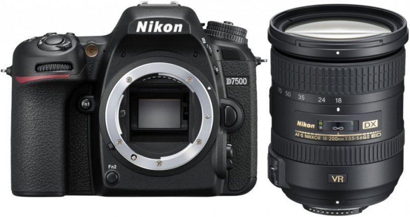 Nikon D7500 + 18-200 VR