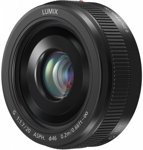 Panasonic Lumix G 20mm f/1,7 II ASPH černý (H-H020AE-K)