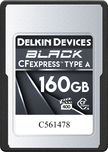 Delkin CFexpress BLACK, VPG400 (Type A) 160GB