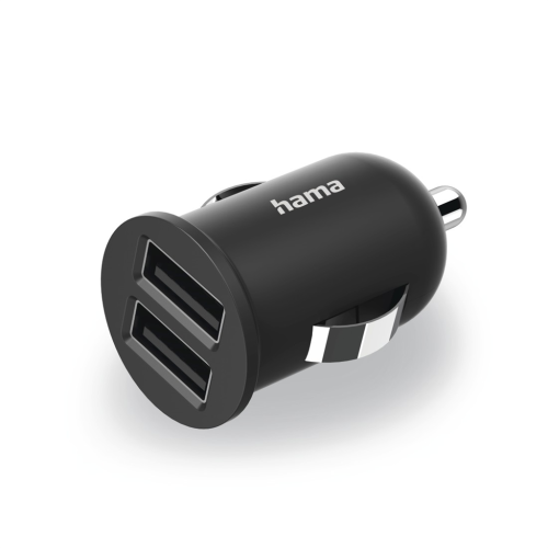 Hama USB nabíječka do auta, 2x USB-A, 2,4 A (12 W)