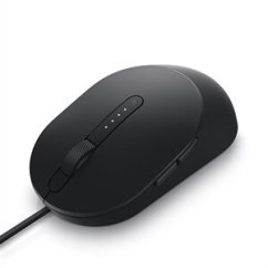 Mouse Dell MS3220 laser, cu fir USB, 3200 dpi, negru