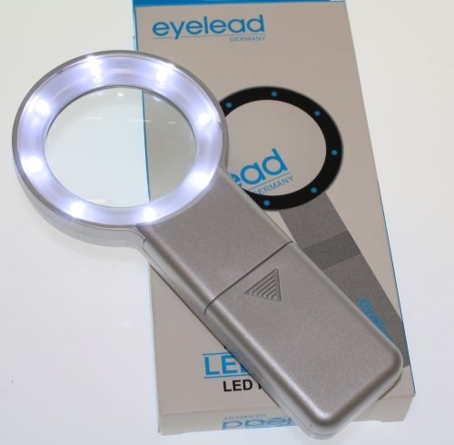 Eyelead osvětlená kruhová lupa L 5x (8x LED)