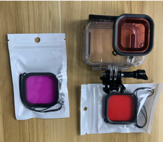 GoPro Hero 8, 9, 10 filtr na potápění červený (GP9R)