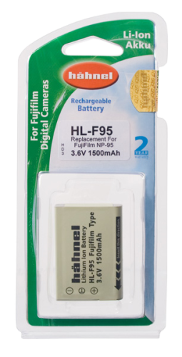 Hähnel HL-F95, Fujifilm NP-95, 1500mAh, 3.6V, 5.4Wh