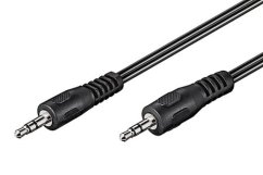 Audiokábel Jack 3,5(M) - Jack 3,5(M), 2,5m