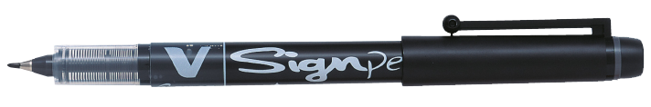 Pilot V-Sign Pen černý