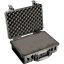 Peli™ Case 1500 Koffer mit Schaumstoff (Schwarz)
