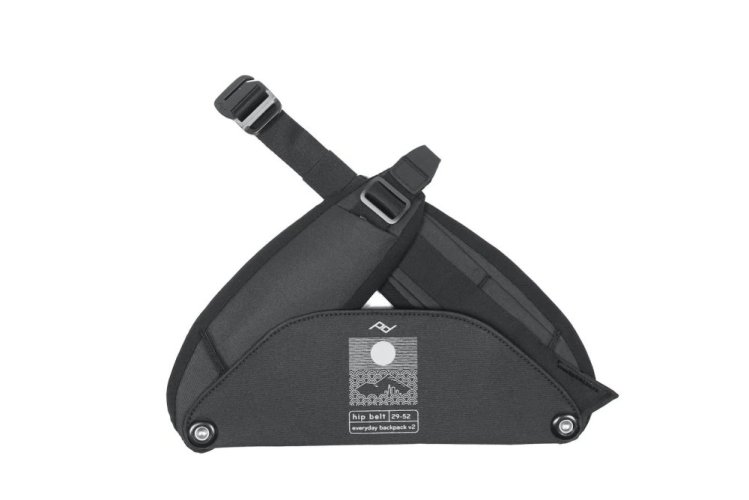 Peak Design Everyday Hip Belt v2, (32-69) Medium, Black