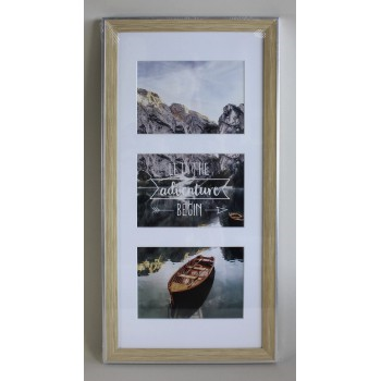 Hama rámeček plastový Galéria SIERRA, prírodná, 25x55cm/3
