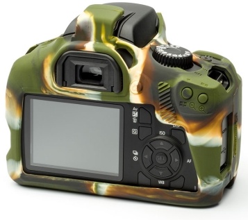 easyCover Silikon Schutzhülle f. Canon EOS 4000D Camouflage