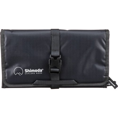 Shimoda 4 Panel Wrap | 4-panelový obal | na filtre, batérie a príslušenstvo | rozmery 57 × 25 × 3 cm | priehľadné vrecká na zips