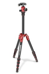 Manfrotto MKELES5RD-BH stativ s kulovou hlavou, malý (červený)