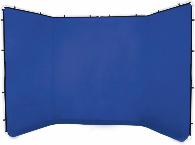 Lastolite panoramatické pozadie 4m chromatické kľúčovacie modré